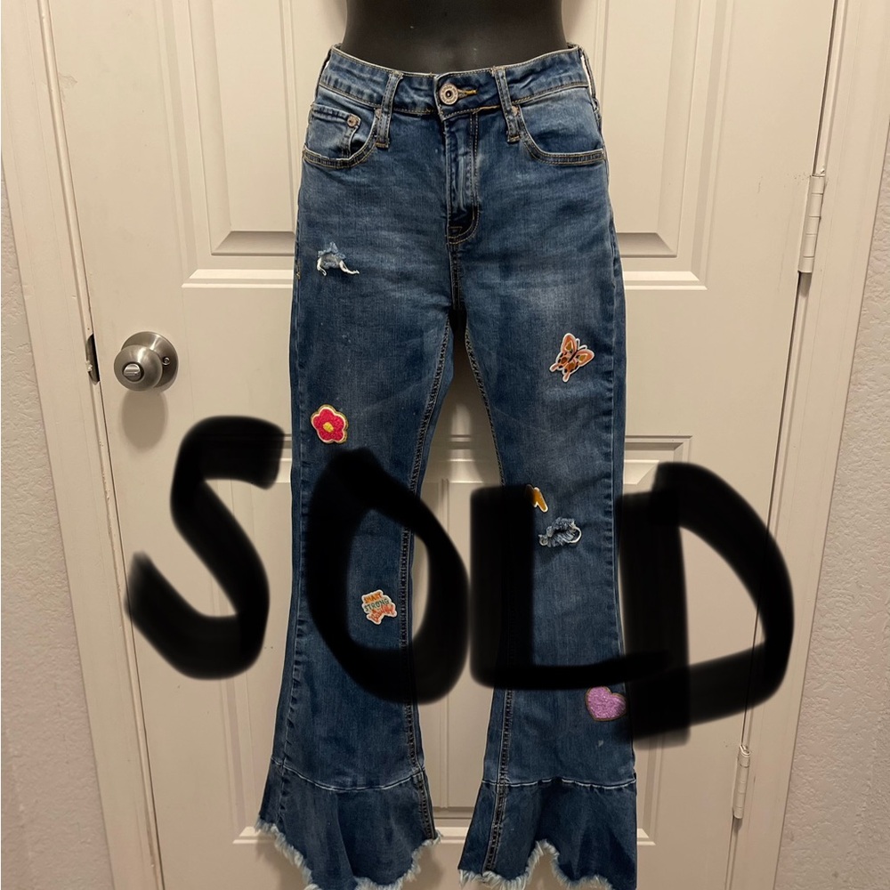 70’s bell bottoms hippie jeans